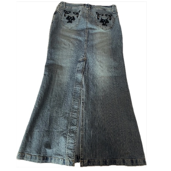 Vintage maxi denim skirt - Picture 2 of 2